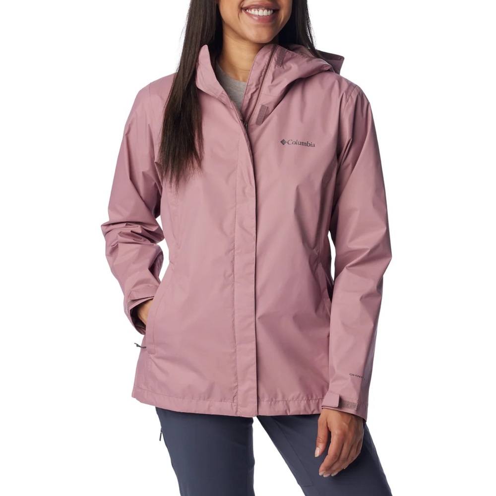 COLUMBIA Arcadia II Women’s Rain Jacket Hooded Waterproof Shell